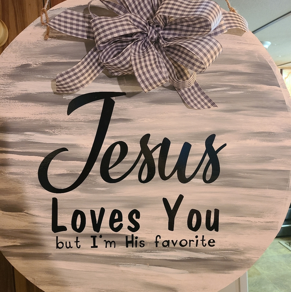 24" wooden door hanger